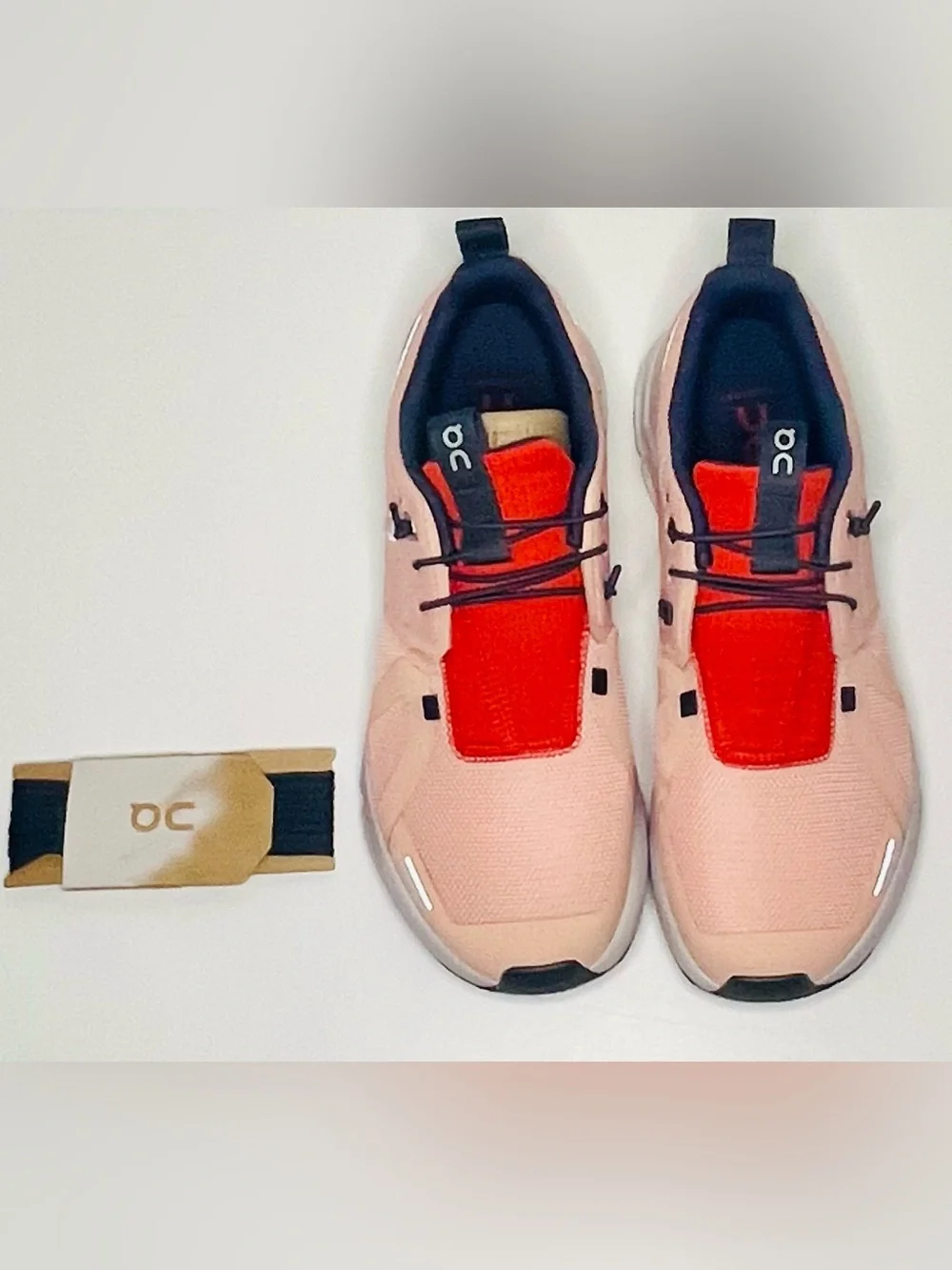 On Running Kids Cloud Sky Lightweight Red/Orange Runner